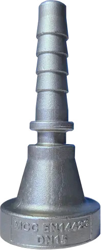 Dampfschlaucharmatur Stutzen für Flansch 1/2 - Stahl