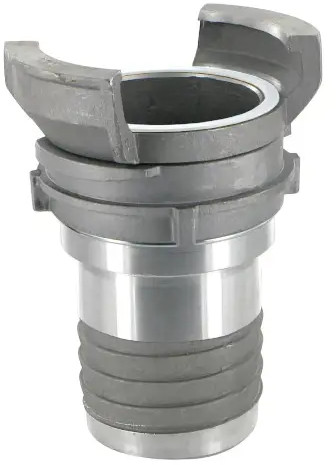 Guillemin DN100 Kuppl. mit Stutz., PFA schwarz