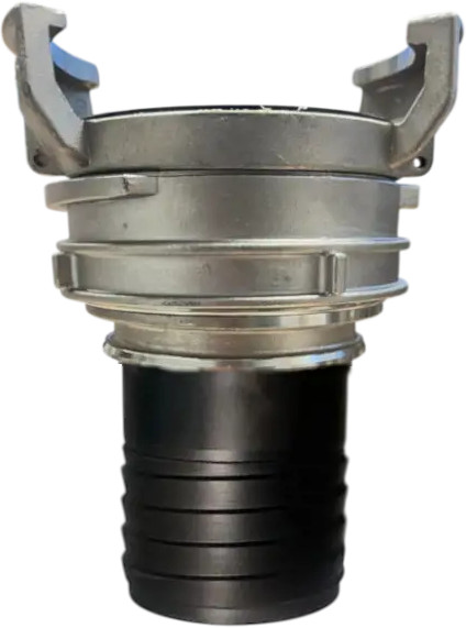 Guillemin DN80 Kuppl. mit Stutz., PFA schwarz