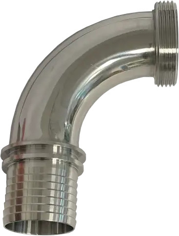 DN40 Macon Male 90° Elbow with hose shank