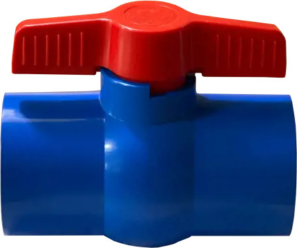 PVC Ball valve 2" Female/Female - Blue