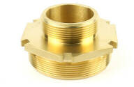 Tank Truck Coupling - Reducing Nipple - Brass - 3" x 2"