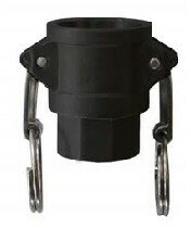 Camlock Female with Internal Thread - Type D - PP (Polypropylene) - 1/2" x 3/4” - DN 20 - D75