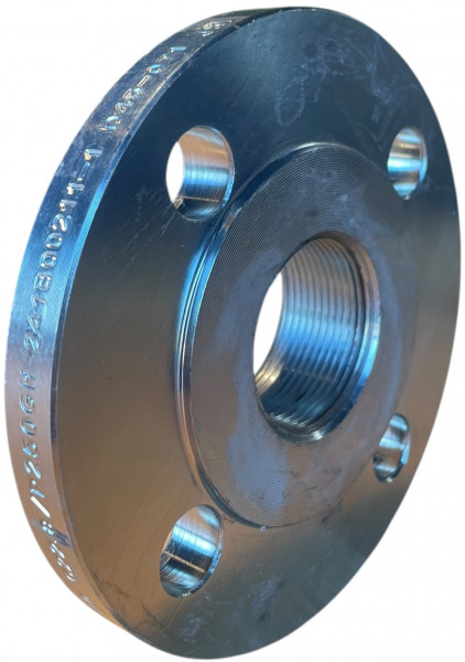 Gewindeflansch – Innengewinde – Edelstahl 316 – NPT – 1/2" x 90 mm