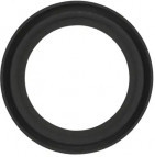 Tri Clamp gasket with lip - DIN DN25 - EPDM - Black