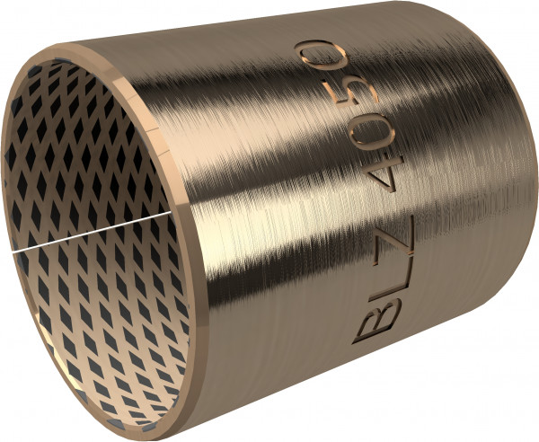 Cylindrical Bushing - Plain Bearing - BRO-LUB - Bronze - 20/22x30 mm