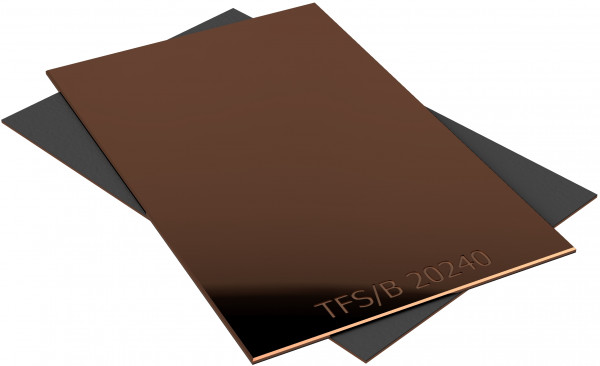 Sliding Plate - TEF-MET/P - Steel / PTFE - 500x200x1 mm