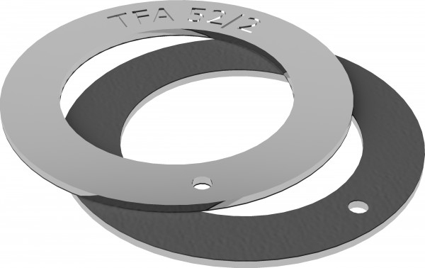 Thrust Washer - TEF-MET - Steel / PTFE - 180x240/1.5 mm