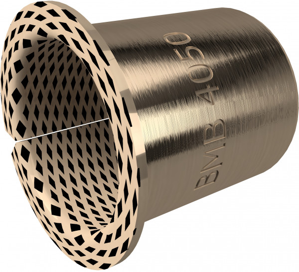 Bundbuchsen Gleitlager BRO-LUB - Bronze - Gerolltes - 55/60/702.5x50 mm