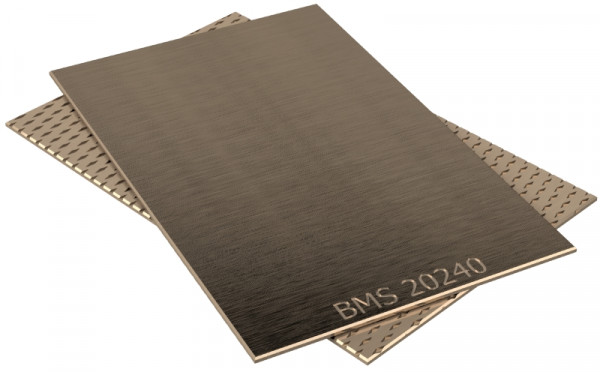 Sliding Plate - BRO-MET - Bronze - 500x160x1 mm