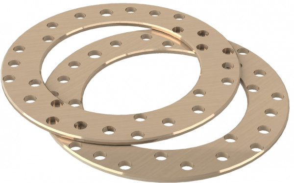 Anlaufscheiben - BRO-MET L - Bronze - 18x32/1.5 mm