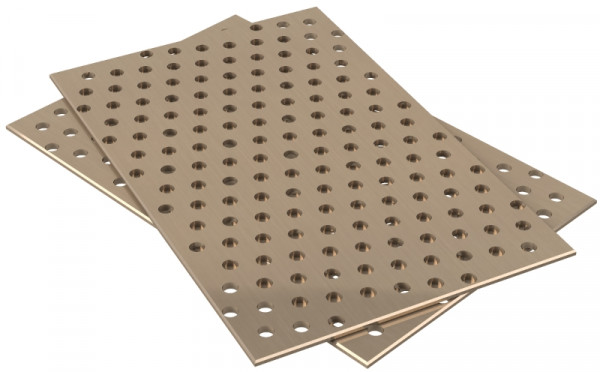 Sliding Plate - BRO-MET L - Bronze - 500x160x2 mm