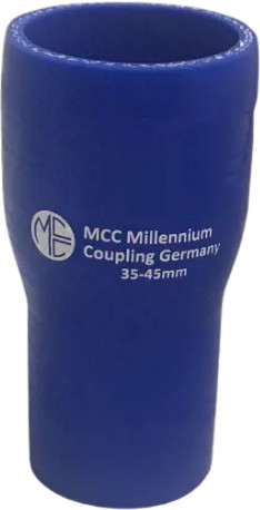 Silicone radiator/cooler hose red/blue - 6x4mm