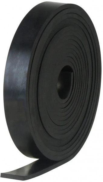 SBR rubber strip with one adhesive side - NEPA250 - 3mm (h) - 25mm (w) - Roll 10m