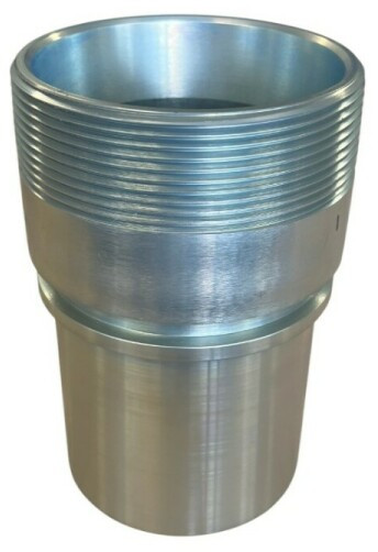 Schlauchanschluss mit NPT-Außengewinde - verzinkter Stahl - 2" (DN50)