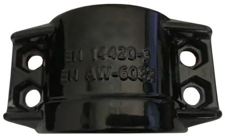 Klemmschalen ALU schwarz Spannbereich 30-33mm