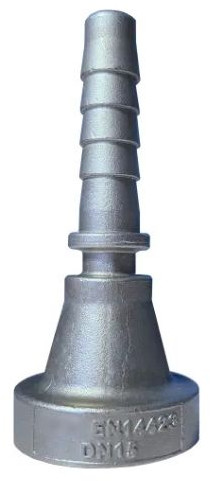 1/2" steam hose coupling without flange