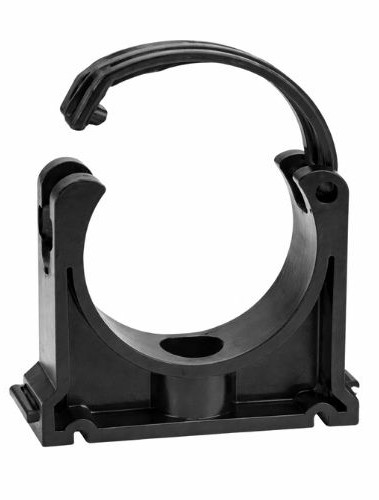 Tube clamp with bracket - Polypropylene - 50mm