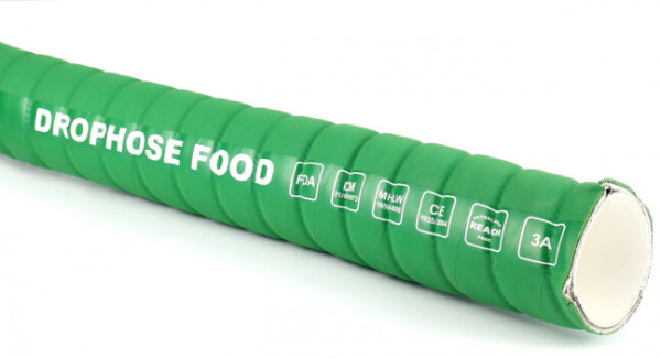 DROPHOSE FOOD 32 MX 44 MM IIRXIIR GREEN FDA WD/BD 10/30 BAR -40°C/+120°C