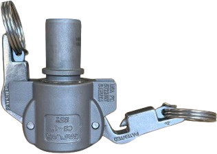 Waterson Saflock CCS - Edelstahl 316 - Glatte stutz DIN 2828 - drehbar - 1-1/4"