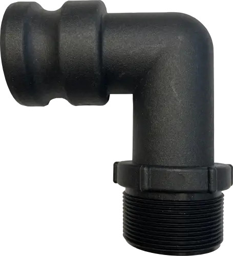 VT Kamlok Typ F PP 2" mit 90° Bogen