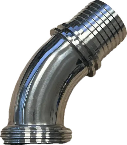 SMS Coupling DN63 Male 45° Elbow with hose shank