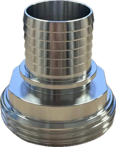 SMS Coupling DN50 Male with hose shank DN38