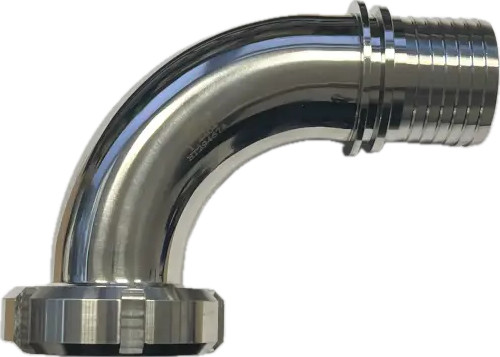 SMS Coupling DN25 Female 90° Elbow with hose shank