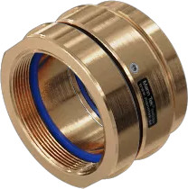 MannTek Swifel Drehkupplung - Messing - 4" Innengewinde - DN100