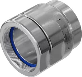 MannTek Swifel Double swivel coupling - aluminium - 4" female thread - DN100
