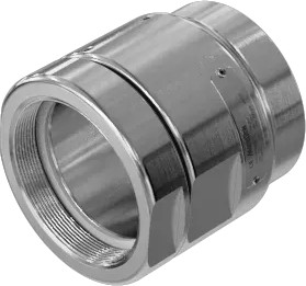 MannTek Swifel Double swivel coupling - stainless steel - 4" female thread - DN100