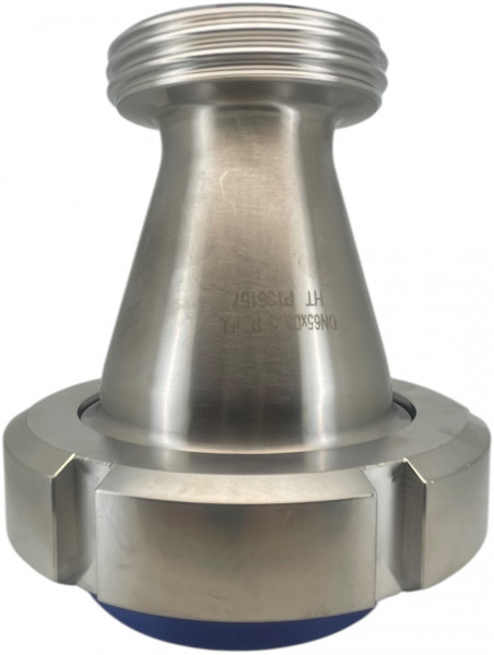Dairy Fitting - DIN 11851 - Reducer - Male x Liner - DN40 x DN25 - Stainless Steel 304