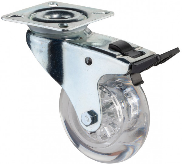 Swivel castor with brake Art.-Nr. A320.A73.075