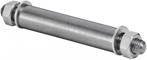 Axle material for flat-free wheelbarrow wheels, type Haemmerlin