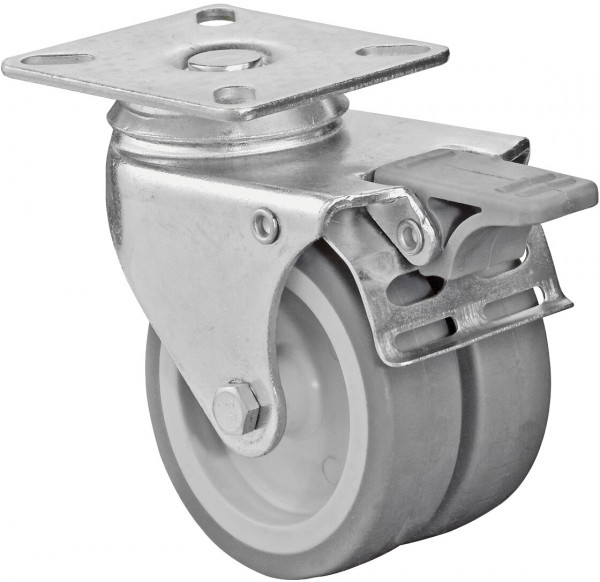 Double equipment castors Art.-Nr. B120.A80.075
