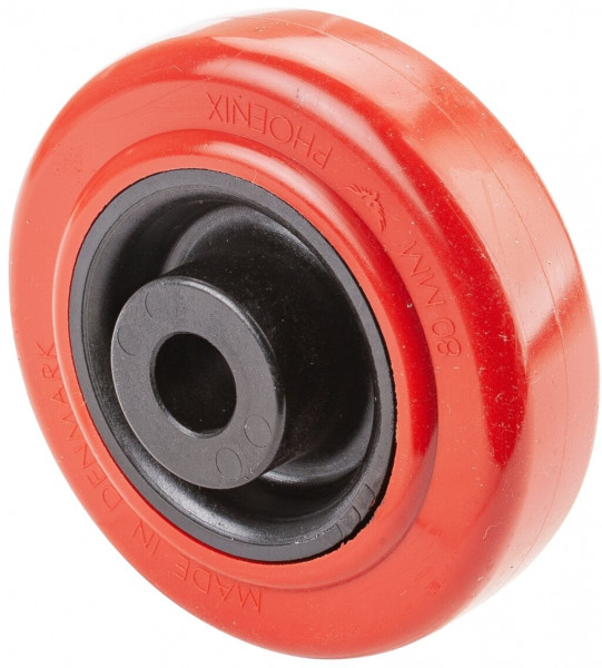 Silicone wheel, heat-resistant up to +250 °C