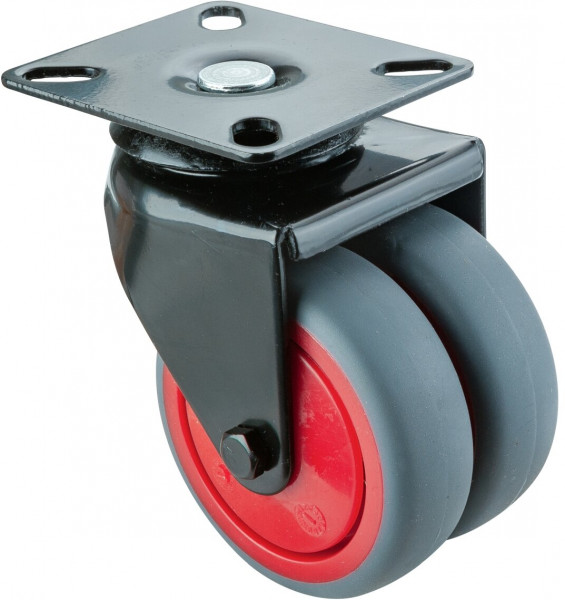 Double equipment castors Art.-Nr. B800.A85.075.03