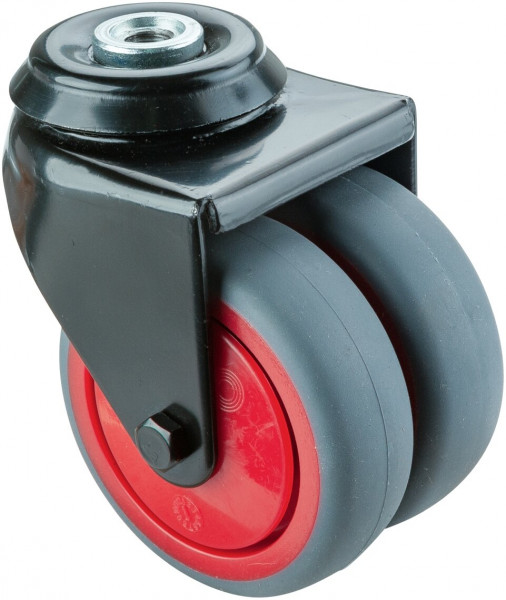 Double equipment castors Art.-Nr. B801.A85.075.03