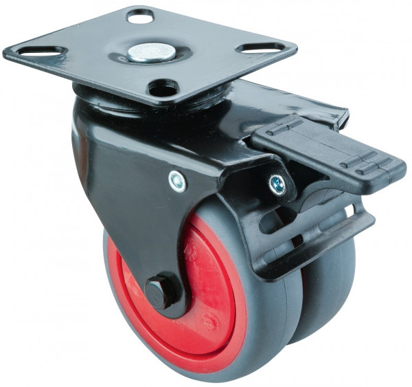 Double equipment castors Art.-Nr. B820.A85.075.03