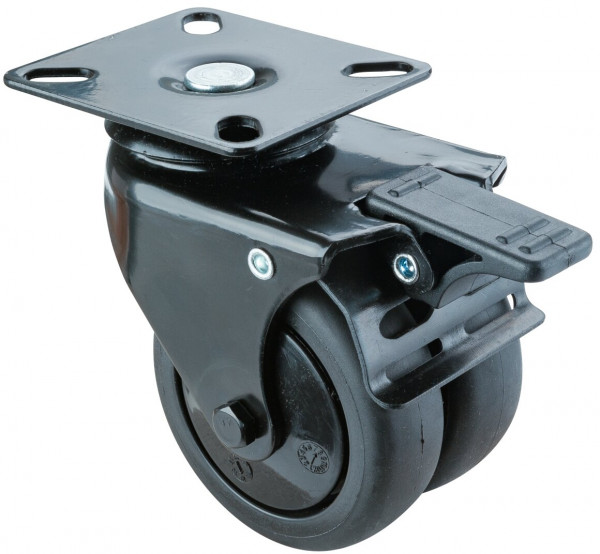 Double equipment castors Art.-Nr. B820.A85.075.06