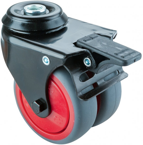 Double equipment castors Art.-Nr. B821.A85.075.03