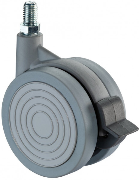 Kunststoff-Doppelrolle mit Bremse Art.-Nr. F341.076