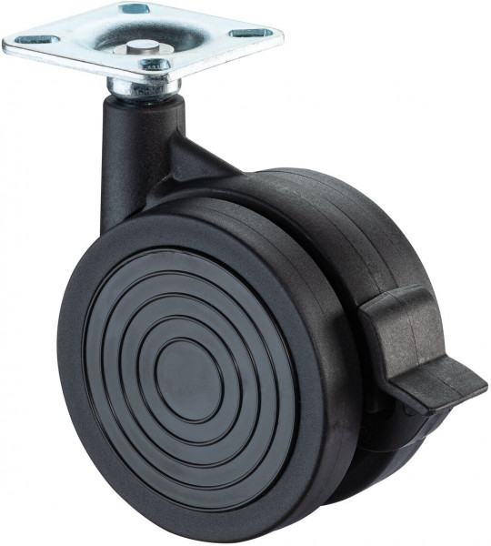 Kunststoff-Doppelrolle mit Bremse Art.-Nr. F343.075