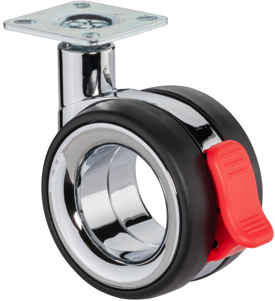 Design twin wheel with brake Art.-Nr. F351.075