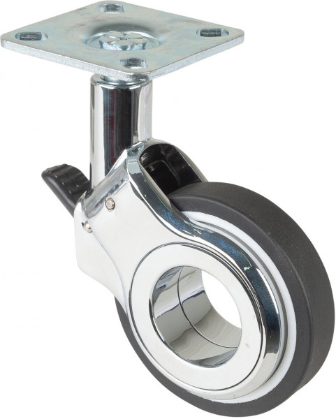 Design swivel castor with brake Art.-Nr. F381.060