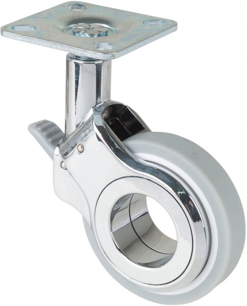 Design swivel castor with brake Art.-Nr. F383.060