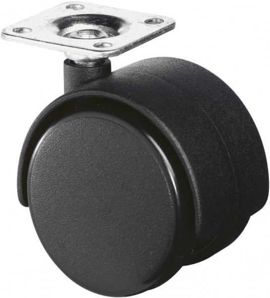 Plastic twin wheel Art.-Nr. F75.050.PL