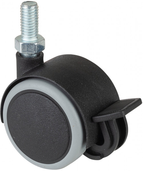 Kunststoff-Doppelrolle mit Bremse Art.-Nr. F86.040.G08