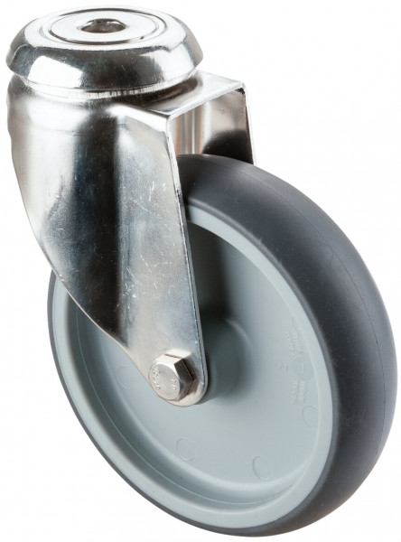 Stainless steel equipment castor Art.-Nr. G101.A80.127