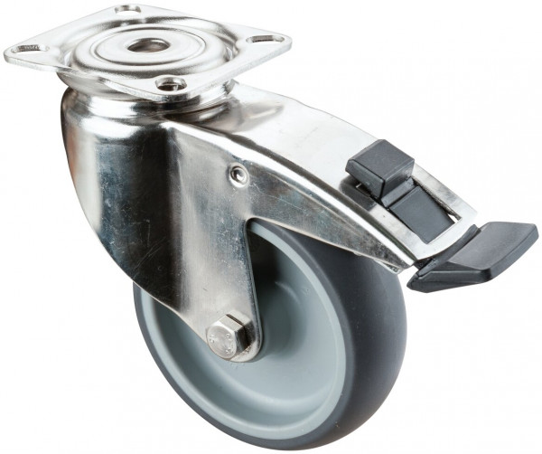 Stainless steel equipment castor Art.-Nr. G120.A80.102